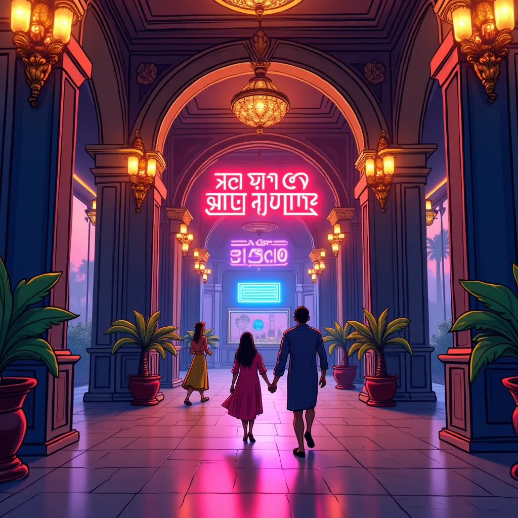 comeon hero AI generated live casino entrance